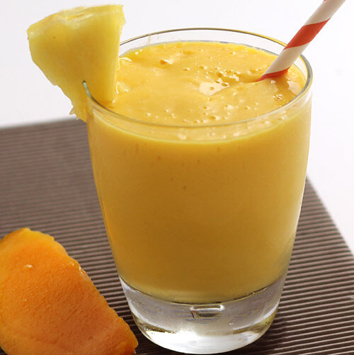 Tropical Smoothie With Dehydrated Fruits